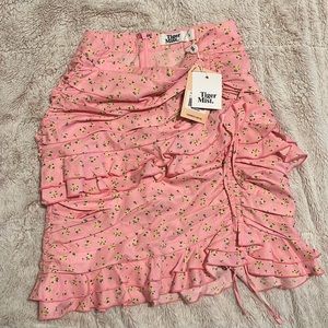 Pink mini skirt size small